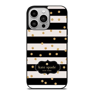 KATE SPADE NEW YORK STRIP POLKADOTS iPhone 14 Pro Case Cover