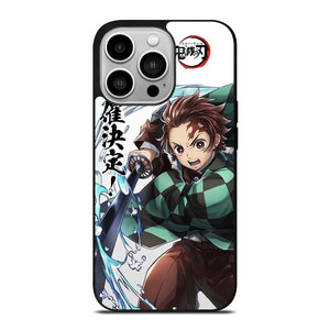 KIMETSU NO YAIBA DEMON SLAYER TANJIRO KAMADO FIRE WATER iPhone 14 Pro Case Cover