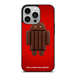 KIT KAT CHOCOLATE ANDROID ICON iPhone 14 Pro Case Cover
