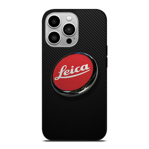 LEICA CAMERA LOGO CARBON iPhone 14 Pro Case Cover