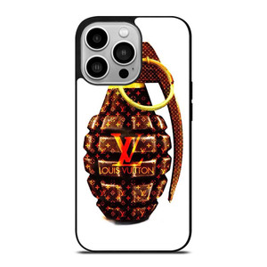 LOUIS VUITTON LV LOGO GOLDEN GRENADE iPhone 14 Pro Case Cover