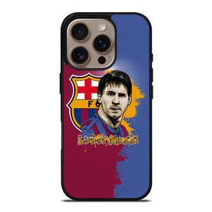 LIONEL MESSI BARCELONA ART iPhone 16 Pro Case Cover