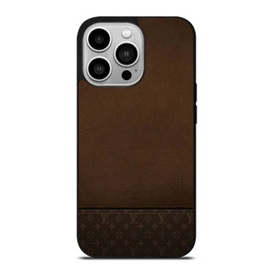 LOUIS VUITTON PARIS LV LOGO LEATHER BAG iPhone 14 Pro Case Cover