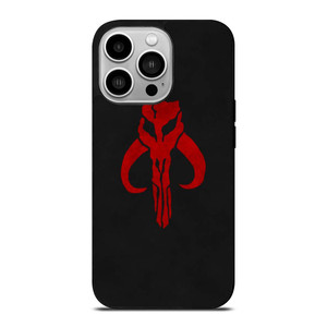 MANDALORIAN RED SKULL LOGO iPhone 14 Pro Case Cover