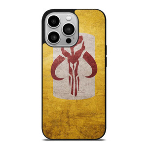 MANDALORIAN YELLOW LOGO iPhone 14 Pro Case Cover