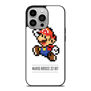 MARIO BROSS PIXEL 32 BIT iPhone 14 Pro Case Cover