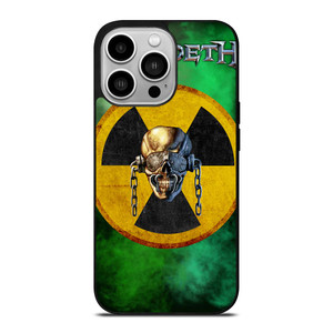 MEGADETH NUCKLEAR LOGO iPhone 14 Pro Case Cover