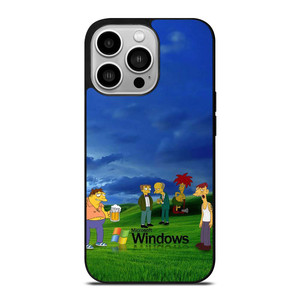 MICROSOFT WINDOWS THE SIMPSONS iPhone 14 Pro Case Cover
