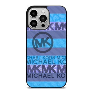 MK MICHAEL KORS LOGO BLUE ICON iPhone 14 Pro Case Cover