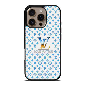 LOUIS VUITTON LV BLUE PATERN ICON LOGO iPhone 16 Pro Case Cover LOUIS VUITTON LV BLUE PATERN ICON LOGO iPhone 16 Pro Case Cover
