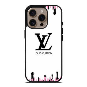 LOUIS VUITTON LV LOGO MELTING iPhone 16 Pro Case Cover LOUIS VUITTON LV LOGO MELTING iPhone 16 Pro Case Cover