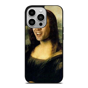 NICOLAS CAGE MONALISA 2 iPhone 14 Pro Case Cover