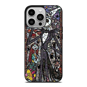 NIGHTMARE BEFORE CHRISTMAS ART GLASS iPhone 14 Pro Case Cover