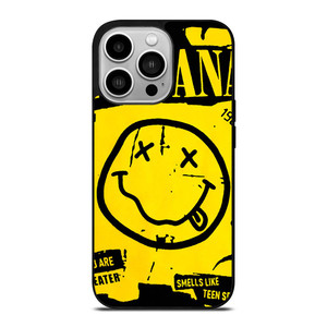 NIRVANA ROCK BAND SMILEY iPhone 14 Pro Case Cover