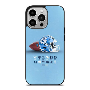 NORTH CAROLINA TAR HEELS LOGO BASKETBALL UNIVERSITY HELMET iPhone 14 Pro Case Cover