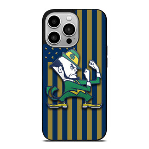 NOTRE DAME FIGHTING IRISH FLAG iPhone 14 Pro Case Cover