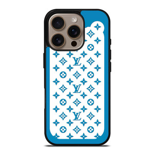 LOUIS VUITTON PATERN ICON LOGO BLUE iPhone 16 Pro Case Cover LOUIS VUITTON PATERN ICON LOGO BLUE iPhone 16 Pro Case Cover