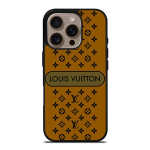 LOUIS VUITTON PATTERN LV LOGO ICON GOLD iPhone 16 Pro Case Cover LOUIS VUITTON PATTERN LV LOGO ICON GOLD iPhone 16 Pro Case Cover