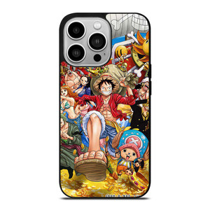 ONE PIECCE LUFFY AND FRIENDS iPhone 14 Pro Case Cover