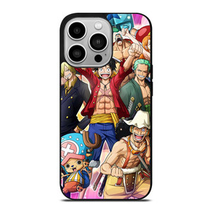 ONE PIECE CHARACTER STRAW HATS iPhone 14 Pro Case Cover