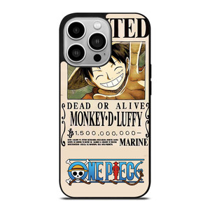 ONE PIECE LUFFY WANTED iPhone 14 Pro Case Cover