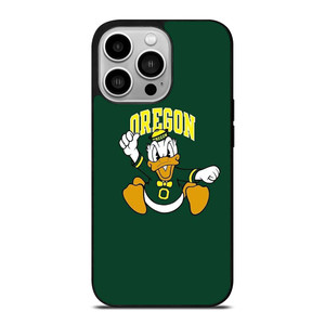 OREGON DUCKS LOGO DONALD DUCKS FOOTBALL ICON iPhone 14 Pro Case Cover