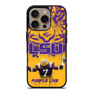 LSU TIGERS LOUISIANA STATE UNIVERSITY PURPLE LIVE iPhone 16 Pro Case Cover LSU TIGERS LOUISIANA STATE UNIVERSITY PURPLE LIVE iPhone 16 Pro Case Cover