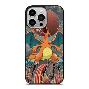 POKEMON POCKET MONSTERS CHARIZAR ART iPhone 14 Pro Case Cover