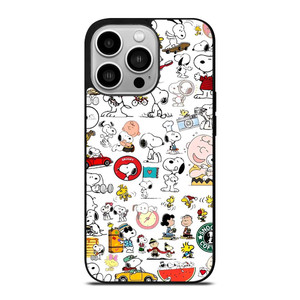 SNOOPY COFFEE THE PEANUTS iPhone 14 Pro Case Cover