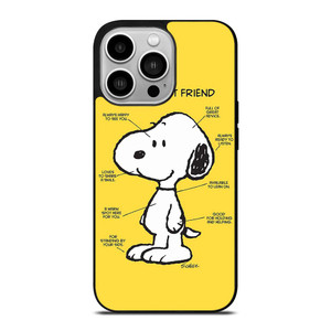 SNOOPY DOG PERFECT FRIEND iPhone 14 Pro Case Cover