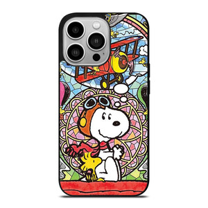 SNOOPY GLASS ART iPhone 14 Pro Case Cover