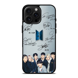 BTS BANGTAN BOYS KPOP KOREA SIGNATURE iPhone 16 Pro Max Case Cover