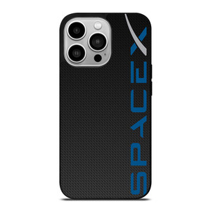 SPACE X LOGO CARBON iPhone 14 Pro Case Cover