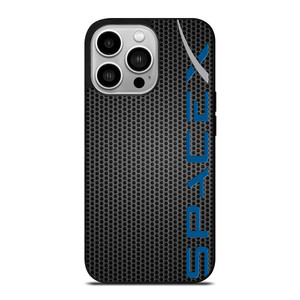 SPACE X LOGO METAL iPhone 14 Pro Case Cover