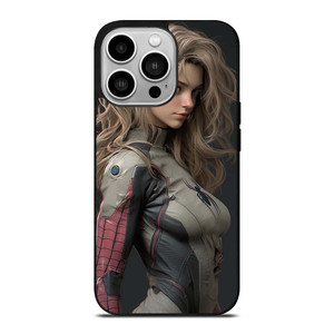 SPIDER GIRL MARVEL COMICS CARTOON SEXY iPhone 14 Pro Case Cover