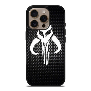 MANDALORIAN METAL CARBON LOGO iPhone 16 Pro Case Cover