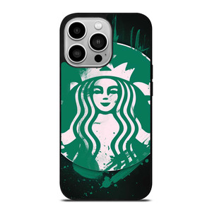 STARBUCKS COFFEE LOGO ART iPhone 14 Pro Case Cover