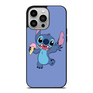 STITCH DISNEY CARTOON ICE CREAM iPhone 14 Pro Case Cover