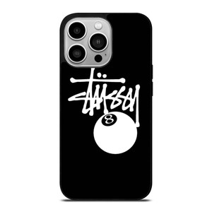 STUSSY BLACK LOGO iPhone 14 Pro Case Cover