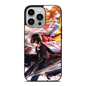SWORD ART ONLINE SAO KIRITO AND ASUNA iPhone 14 Pro Case Cover