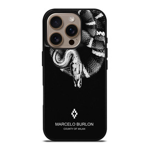 MARCELO BURLON SNAKE 2 iPhone 16 Pro Case Cover MARCELO BURLON SNAKE 2 iPhone 16 Pro Case Cover