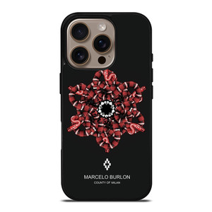 MARCELO BURLON SNAKE iPhone 16 Pro Case Cover MARCELO BURLON SNAKE iPhone 16 Pro Case Cover