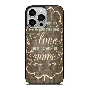 THE AVETT BROTHERS QUOTES iPhone 14 Pro Case Cover