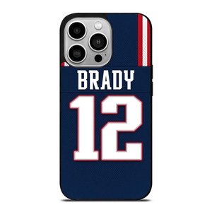 TOM BRADY NEW ENGLAND PATRIOTS 12 JERSEY iPhone 14 Pro Case Cover
