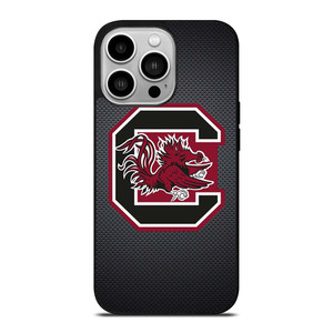 UNIVERSITY FOOTBALL SOUTH CAROLINA GAMECOCKS LOGO iPhone 14 Pro Case Cover