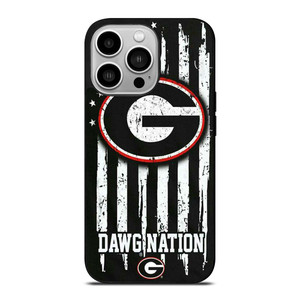 UNIVERSITY GEORGIA BULLDOGS FLAG iPhone 14 Pro Case Cover