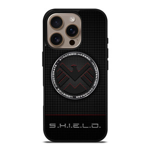 MARVEL AGENTS OF SHIELD LOGO METAL iPhone 16 Pro Case Cover