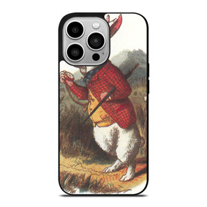 WHITE RABBIT ALICE IN WONDERLAND Disney iPhone 14 Pro Case Cover