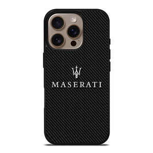 MASERATI LOGO CARBON iPhone 16 Pro Case Cover MASERATI LOGO CARBON iPhone 16 Pro Case Cover