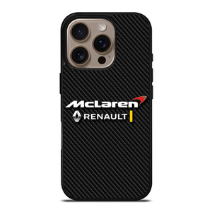 MCLAREN RENAULT LOGO iPhone 16 Pro Case Cover MCLAREN RENAULT LOGO iPhone 16 Pro Case Cover